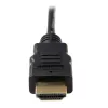 StarTech.com 2m Micro-HDMI-auf-HDMI-Kabel mit Ethernet – 4K 30Hz Video – Langlebiges High-Speed Micro-HDMI-Typ-D-auf-HDMI-1.4-Adapterkabel/-Konverterkabel – UHD-HDMI-Monitore/Fernseher/Displays – M/M