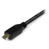 StarTech.com 2m Micro-HDMI-auf-HDMI-Kabel mit Ethernet – 4K 30Hz Video – Langlebiges High-Speed Micro-HDMI-Typ-D-auf-HDMI-1.4-Adapterkabel/-Konverterkabel – UHD-HDMI-Monitore/Fernseher/Displays – M/M