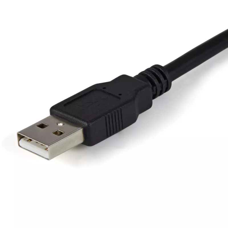StarTech.com 1,8 m 2-Port FTDI USB zu Seriell RS232 Adapterkabel mit COM Retention, USB zu RS232 Adapter - TAA