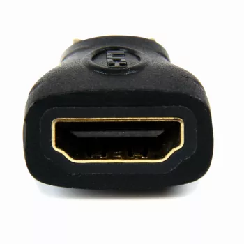 StarTech.com Mini HDMI auf HDMI Adapter – 4K High Speed HDMI Adapter – 4K 30Hz Ultra HD High Speed HDMI Adapter – HDMI 1.4 – vergoldete Anschlüsse – UHD Mini HDMI Adapter 4K – Schwarz