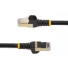 StarTech.com 10m CAT6a Ethernet-Kabel – 10 Gigabit geschirmt, rastnasenfrei, RJ45, 100W PoE Patchkabel – 10GbE STP Netzwerkkabel mit Zugentlastung – Schwarz, einzeln getestet/Verdrahtung UL-zertifiziert/TIA
