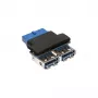 InLine USB 3.0 Adapter intern 2x USB A Buchse auf Mainboard-Header