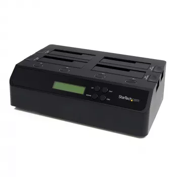 StarTech.com 4 Bay USB 3.0 eSATA zu SATA Standalone 1:3 HDD Festplatten-Duplikator-Dock