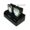 StarTech.com 4 Bay USB 3.0 eSATA zu SATA Standalone 1:3 HDD Festplatten-Duplikator-Dock