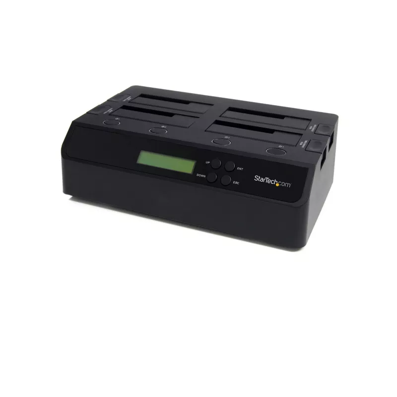 StarTech.com 4 Bay USB 3.0 eSATA zu SATA Standalone 1:3 HDD Festplatten-Duplikator-Dock