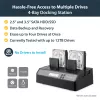 StarTech.com 4 Bay USB 3.0 eSATA zu SATA Standalone 1:3 HDD Festplatten-Duplikator-Dock