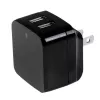 StarTech.com Dual-Port USB-Wandladegerät – internationale Reisen – 17W/3,4A – schwarz