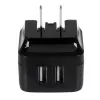 StarTech.com Dual-Port USB-Wandladegerät – internationale Reisen – 17W/3,4A – schwarz