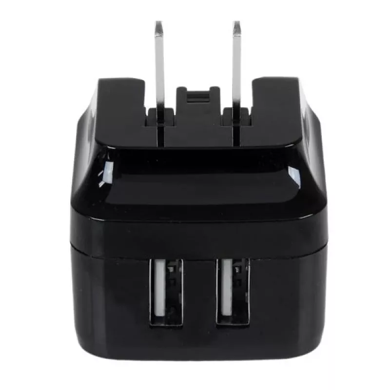 StarTech.com Dual-Port USB-Wandladegerät – internationale Reisen – 17W/3,4A – schwarz