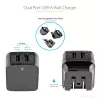 StarTech.com Dual-Port USB-Wandladegerät – internationale Reisen – 17W/3,4A – schwarz