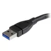 StarTech.com USB 3.0 A-auf-A-Verlängerungskabel – 6 Zoll, schwarz, 0,152 m, USB A, USB A, USB 3.2 Gen 1 (3.1 Gen 1), 5 Gbit/s, Schwarz