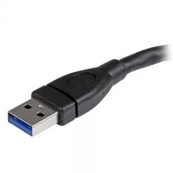 StarTech.com USB 3.0 A-auf-A-Verlängerungskabel – 6 Zoll, schwarz, 0,152 m, USB A, USB A, USB 3.2 Gen 1 (3.1 Gen 1), 5 Gbit/s, Schwarz