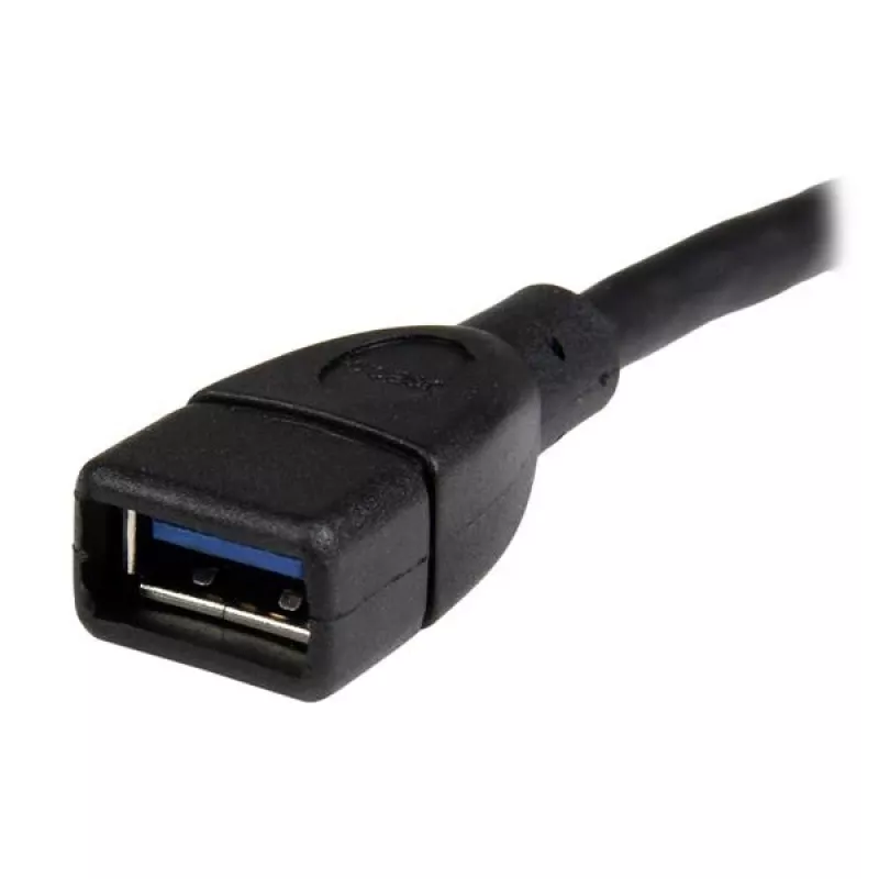 StarTech.com USB 3.0 A-auf-A-Verlängerungskabel – 6 Zoll, schwarz, 0,152 m, USB A, USB A, USB 3.2 Gen 1 (3.1 Gen 1), 5 Gbit/s, Schwarz