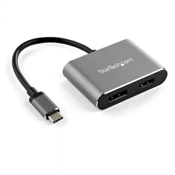 StarTech.com USB-C-Multiport-Videoadapter – 4K 60Hz USB-C auf HDMI 2.0 oder DisplayPort 1.2 Monitoradapter – USB Type-C 2-in-1 Display-Konverter HDMI/DP HBR2 HDR – Thunderbolt 3 kompatibel