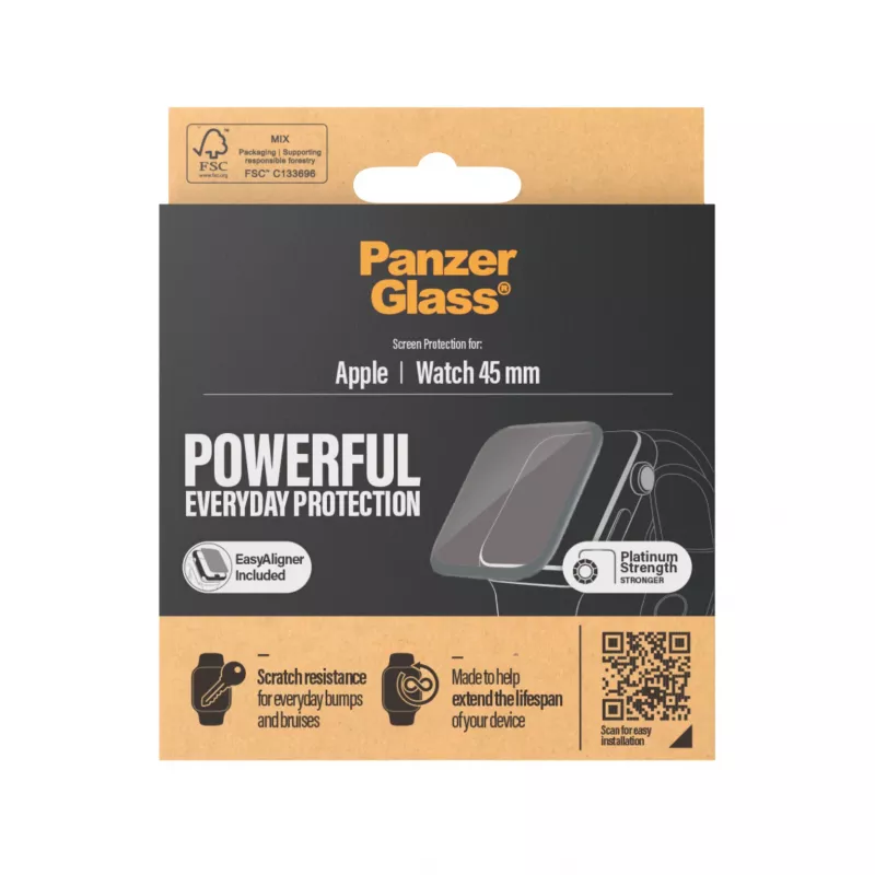 PanzerGlass ® Apple Watch Series 9 | 8 | 7 | 45mm | Display-Schutzglas