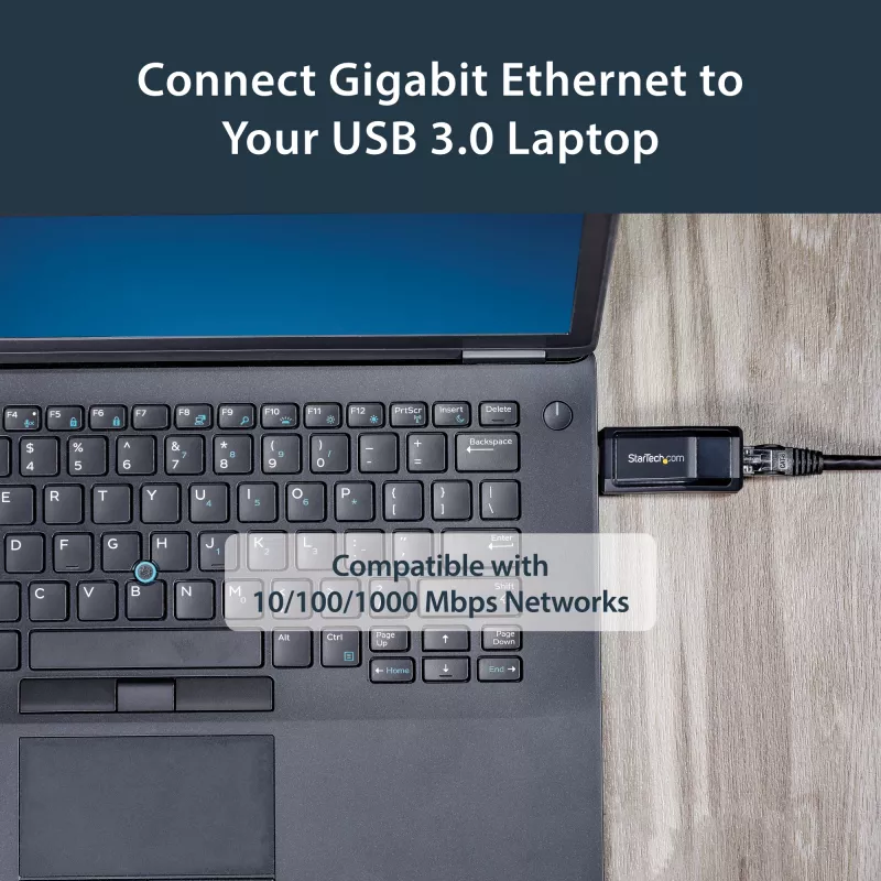 StarTech.com USB 3.0 auf Gigabit Ethernet NIC Netzwerkadapter – 10/100/1000 Mbit/s