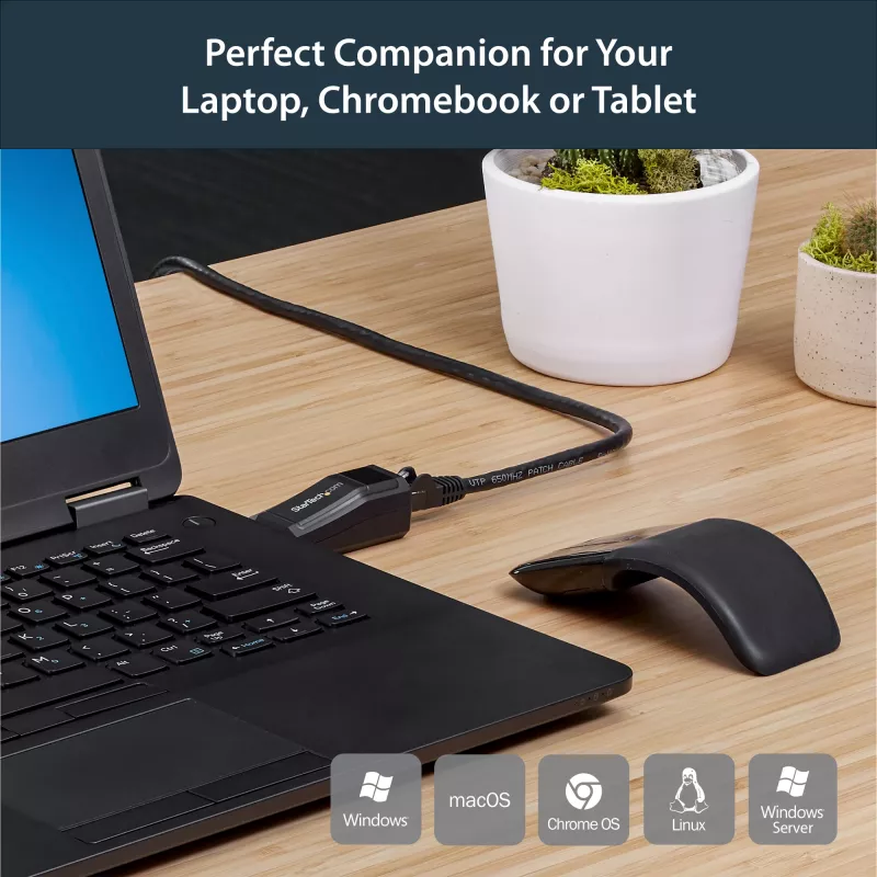 StarTech.com USB 3.0 auf Gigabit Ethernet NIC Netzwerkadapter – 10/100/1000 Mbit/s