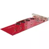 StarTech.com Quad M.2 PCIe-Adapterkarte, PCIe x16 auf Quad NVMe oder AHCI M.2 SSDs, PCI Express 4.0, 7,8 GBps/Laufwerk, Bifurkation erforderlich, Windows/Linux-kompatibel