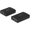 StarTech.com 4-Port USB 2.0 Extender Hub über ein einzelnes CAT5e/CAT6 Ethernet-Kabel (RJ45) – 100m – USB Extender Hub Adapter Kit – Metallgehäuse – extern gespeist – 480 Mbit/s