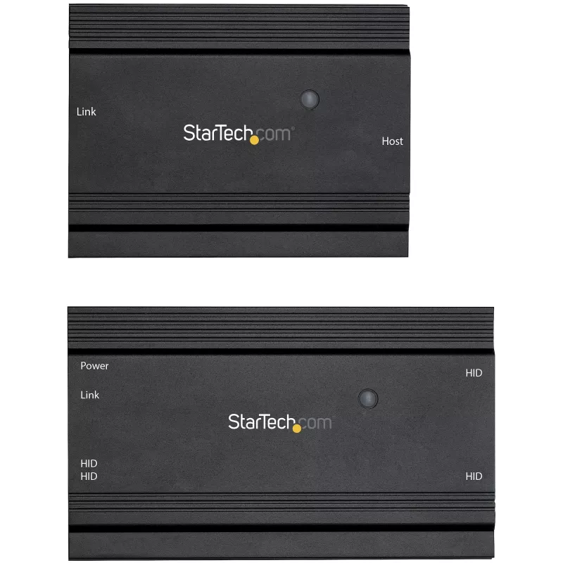 StarTech.com 4-Port USB 2.0 Extender Hub über ein einzelnes CAT5e/CAT6 Ethernet-Kabel (RJ45) – 100m – USB Extender Hub Adapter Kit – Metallgehäuse – extern gespeist – 480 Mbit/s