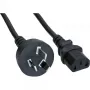 InLine-Netzkabel, Australien auf 3-polig IEC C13 Stecker, 1,8 m
