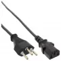 InLine Netzkabel Schweiz schwarz 1,8m 16652C