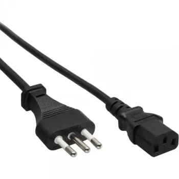 InLine Netzkabel, Italienstecker / 3-pol. IEC C13 Stecker, 1,8 m