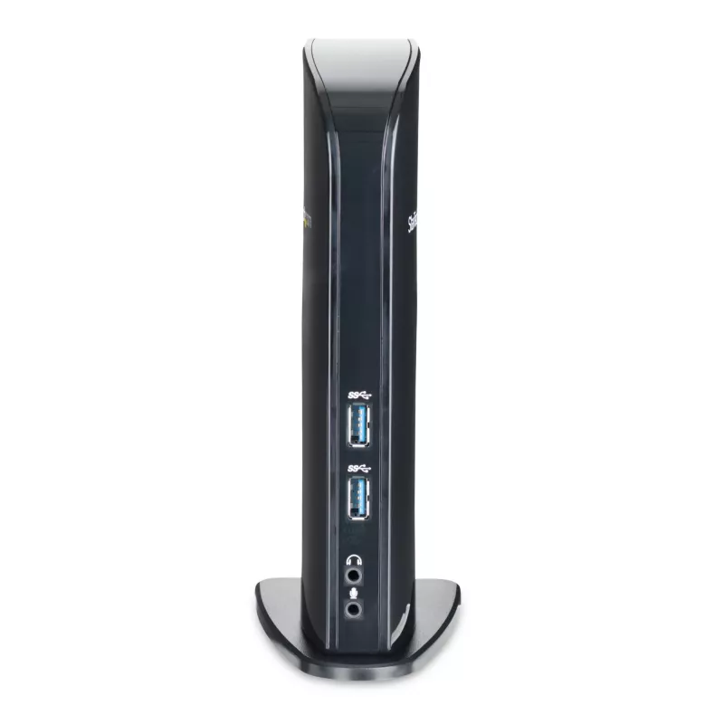 StarTech.com Dual-Monitor USB 3.0 Dockingstation mit HDMI - DVI - 6 x USB-Anschlüsse~Dual-Monitor USB 3.0 Laptop-Dockingstation mit HDMI & DVI/VGA, 6x USB-A Hub, GbE, Audio, Universal Typ-A Dock - Windows/macOS/ChromeOS