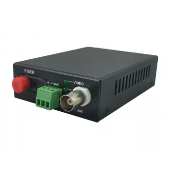AV-Transmitter LevelOne 1-Kanal BNC über Glasfaser-Extender-Kit 20 km