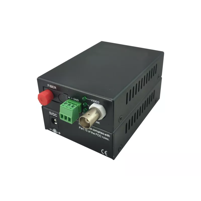 AV-Transmitter LevelOne 1-Kanal BNC über Glasfaser-Extender-Kit 20 km