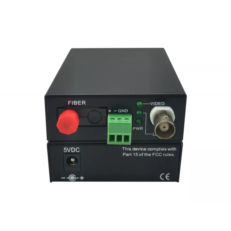 AV-Transmitter LevelOne 1-Kanal BNC über Glasfaser-Extender-Kit 20 km