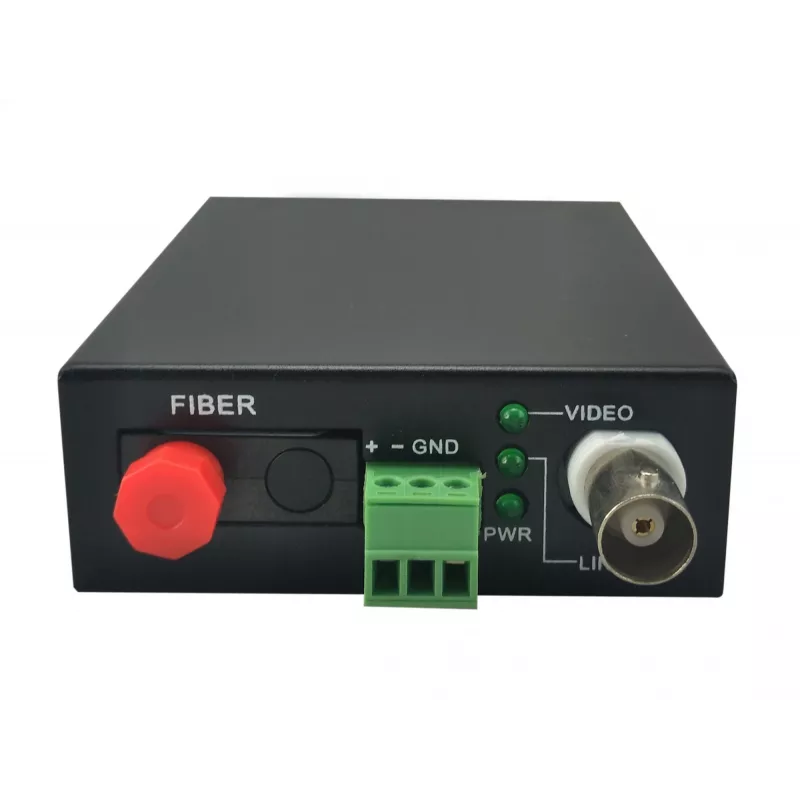 AV-Transmitter LevelOne 1-Kanal BNC über Glasfaser-Extender-Kit 20 km