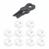StarTech.com RJ45 Port Locks – 10er-Pack mit Sicherheitsschlüssel, abschließbarer RJ45-Port-Blocker/Staubschutzkappe, wiederverwendbarer Ethernet/LAN-Port-Schutz, RJ45-Einrast-Staubblocker für Server/Switches/Wanddosen