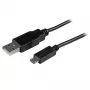 StarTech.com Kurzes Micro-USB-Kabel - M/M – 15 cm (6 Zoll), 0,15 m, USB A, Micro-USB B, USB 2.0, Stecker/Stecker, Schwarz