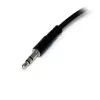 StarTech.com schlank Stereo-Splitterkabel – 3,5-mm-Stecker auf 2x 3,5-mm-Buchse