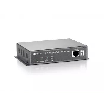 LevelOne Gigabit PoE Repeater, kaskadierbar, 2 PoE-Ausgänge