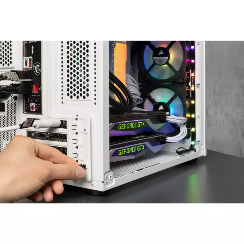 Corsair Crystal 280X Micro ATX Weiß PC-Gehäuse