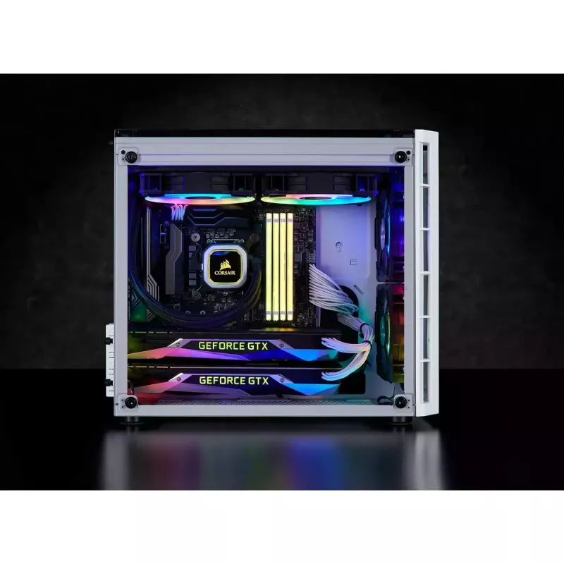 Corsair Crystal 280X Micro ATX Weiß PC-Gehäuse