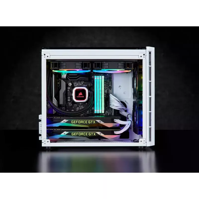 Corsair Crystal 280X Micro ATX Weiß PC-Gehäuse