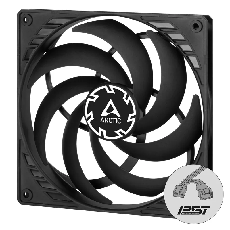 ARCTIC P14 schlank PWM PST druckoptimierter 140-mm-PWM-Lüfter mit integriertem Y-Kabel