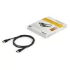 StarTech.com 0,9 m (3ft) schlank HDMI 2.0 Kabel, flexibles, Premium-zertifiziertes HDMI-Kabel mit Ethernet, UHD 4K 60Hz HDR10, robustes Aramidfaser-Design mit TPE-Mantel