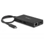 StarTech.com USB-C-Multiport-Adapter – USB-C-Reise-Dockingstation mit 4K HDMI – 60 W Power Delivery Pass-Through, GbE, 2 Ports USB-A 3.0 Hub – Tragbares Mini-USB-Typ-C-Dock für Laptops