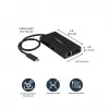 StarTech.com USB-C-Multiport-Adapter – USB-C-Reise-Dockingstation mit 4K HDMI – 60 W Power Delivery Pass-Through, GbE, 2 Ports USB-A 3.0 Hub – Tragbares Mini-USB-Typ-C-Dock für Laptops