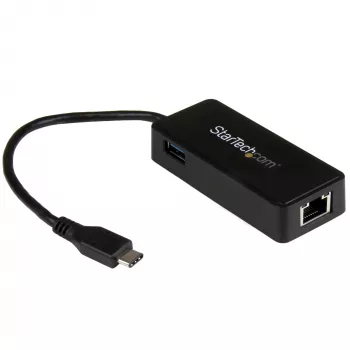 StarTech.com USB-C auf Gigabit Netzwerkadapter mit zusätzlichem USB 3.0 Port