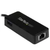 StarTech.com USB-C auf Gigabit Netzwerkadapter mit zusätzlichem USB 3.0 Port