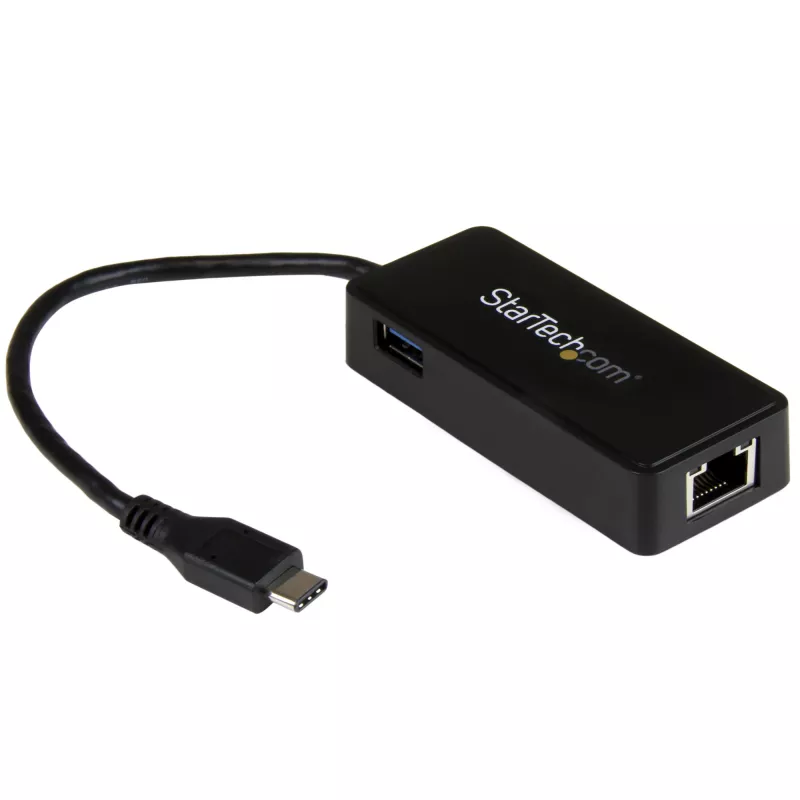 StarTech.com USB-C auf Gigabit Netzwerkadapter mit zusätzlichem USB 3.0 Port