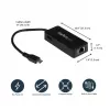 StarTech.com USB-C auf Gigabit Netzwerkadapter mit zusätzlichem USB 3.0 Port
