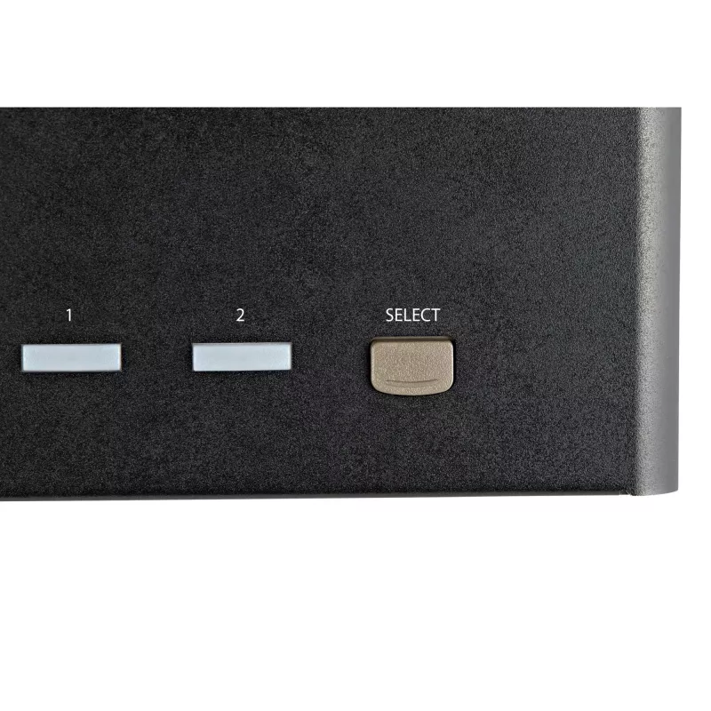 StarTech.com 2-Port Quad-Monitor DisplayPort KVM-Switch – 4K 60Hz UHD HDR – Desktop 4K DP 1.2 KVM mit 2-Port USB 3.0 Hub (5 Gbit/s) & 4x USB 2.0 HID-Ports, Audio – Hotkey-Umschaltung – TAA