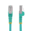 StarTech.com 10m CAT6a Ethernet-Kabel - Aqua - Low Smoke Zero Halogen (LSZH) - 10GbE 500MHz 100W PoE++ Snagless RJ-45 mit Zugentlastung S/FTP Netzwerk-Patchkabel