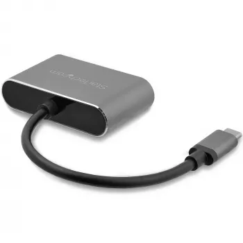 StarTech.com USB-C auf VGA und HDMI Adapter - 2-in-1 - 4K 30Hz - Space Grau